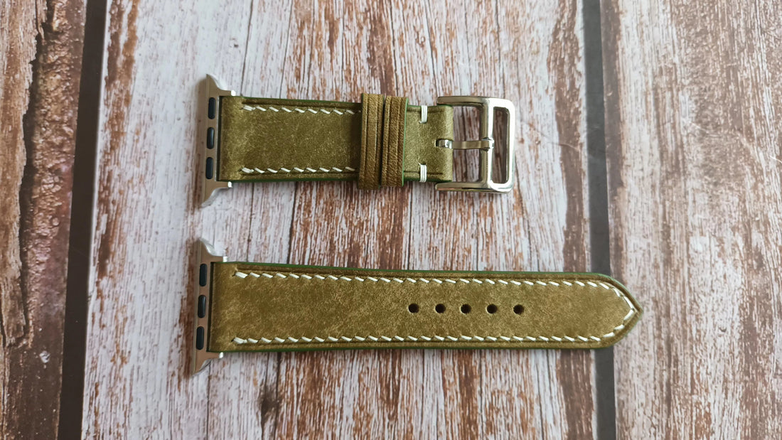 Salvia Maya Leather Strap For Apple Watch Series 5 (40mm)