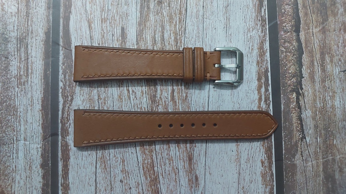 Brown Barenia Leather Strap