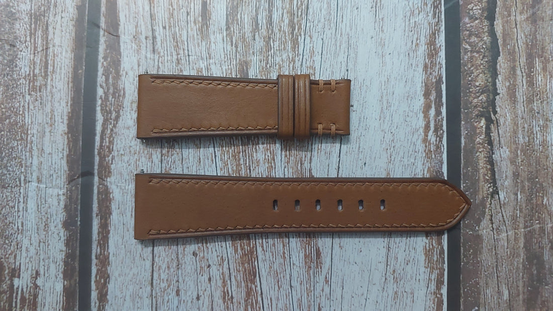 Brown Barenia Leather Strap