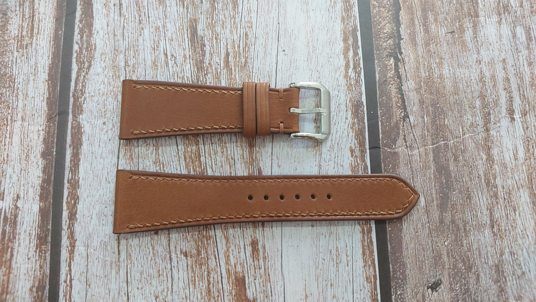 Brown Barenia Leather Strap