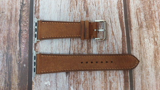Whisky Maya Leather Strap For Apple Watch Ultra (49mm)