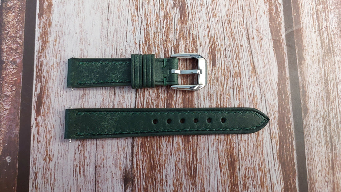 Turquoise Maya Leather Strap For 1950’s Omega Seamaster Ladies Watch