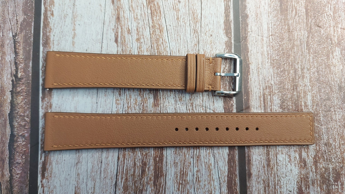 Brown Swift Leather Strap For MVMT Watch