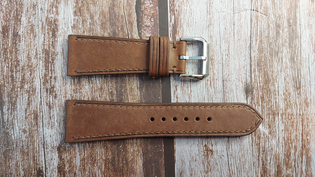 T Moro Maya Leather Strap For Panerai Radiomir 574 Watch