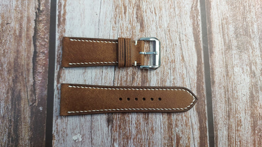 Whisky Maya Leather Strap For Panerai Luminor Marina 1312 (44mm) Watch