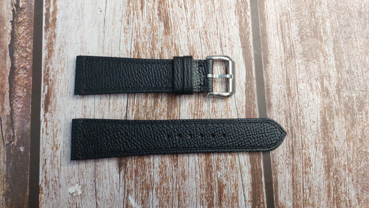Black Epsom Leather Strap