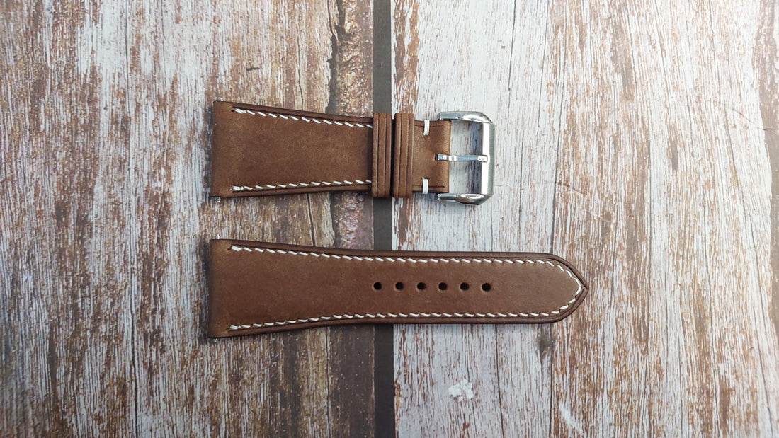 T-Moro Maya Leather Strap For Panerai Radiomir 268 Watch