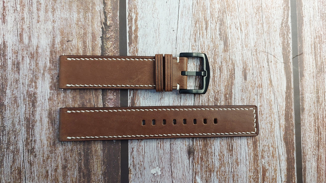 T-Moro Maya Leather Strap For OMEGA SPEEDMASTER Watch