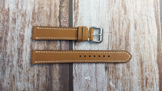Brown Barenia Leather Strap