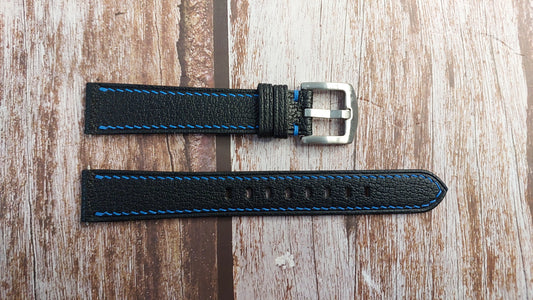 Black Alran Goat Leather Strap