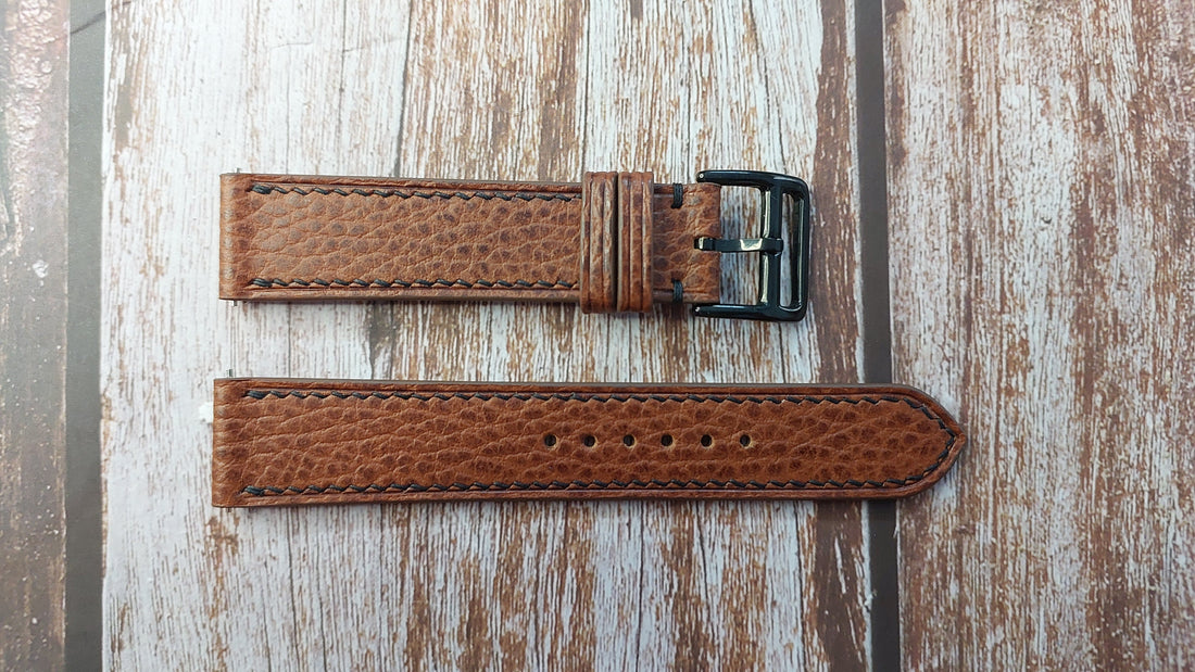Whisky Dolaro Leather Strap For Citizen Watch