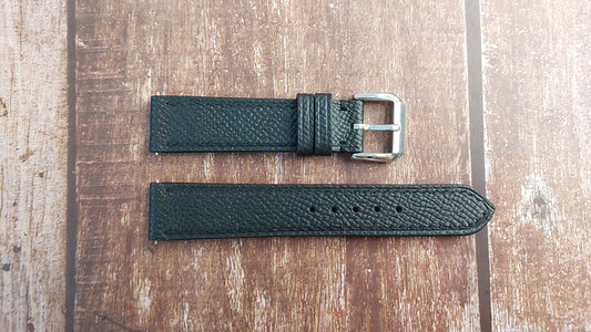 Black Epsom Leather Strap For Oris Diver 65 Watch
