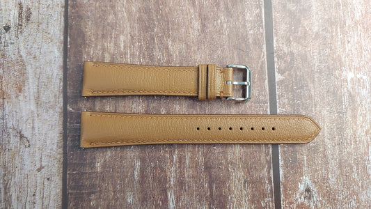 Brown Alran Goat Leather Strap For Tudor 1926, white dial, blue hands (91550-005) Watch