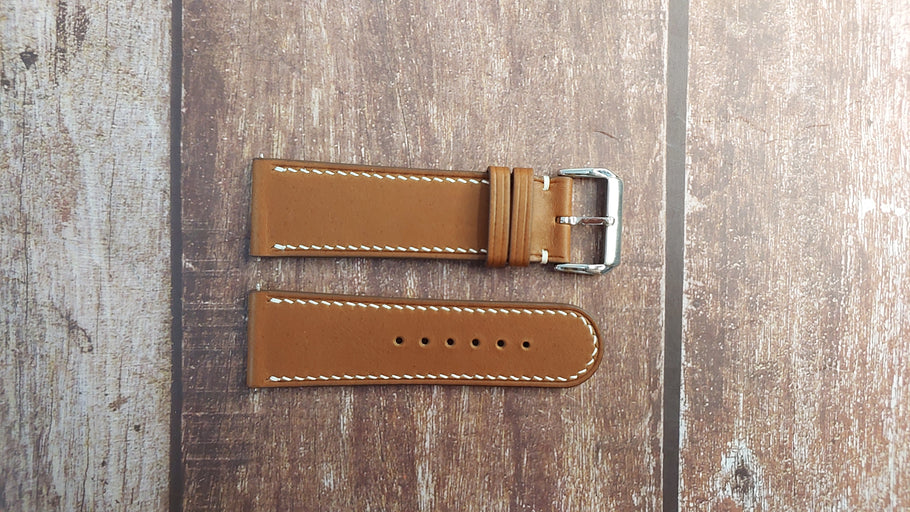 Brown Barenia Leather Strap