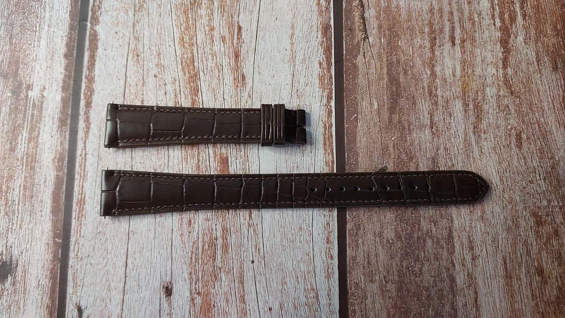 フルグレインワニ革（ブラウン）- Patek Philippe 5146P対応