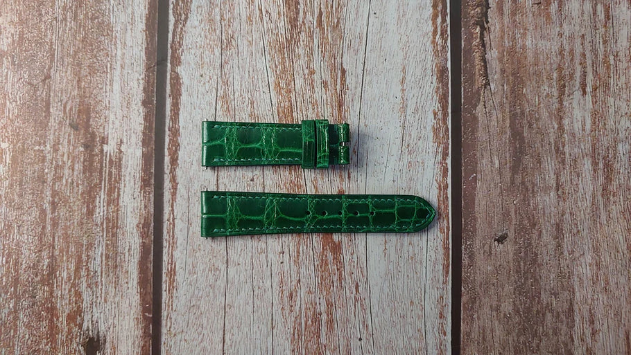 Crocodile leather (green)