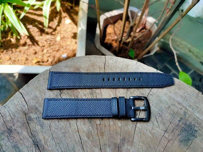 Epsom Leather Custom Strap For Shinola Speedster