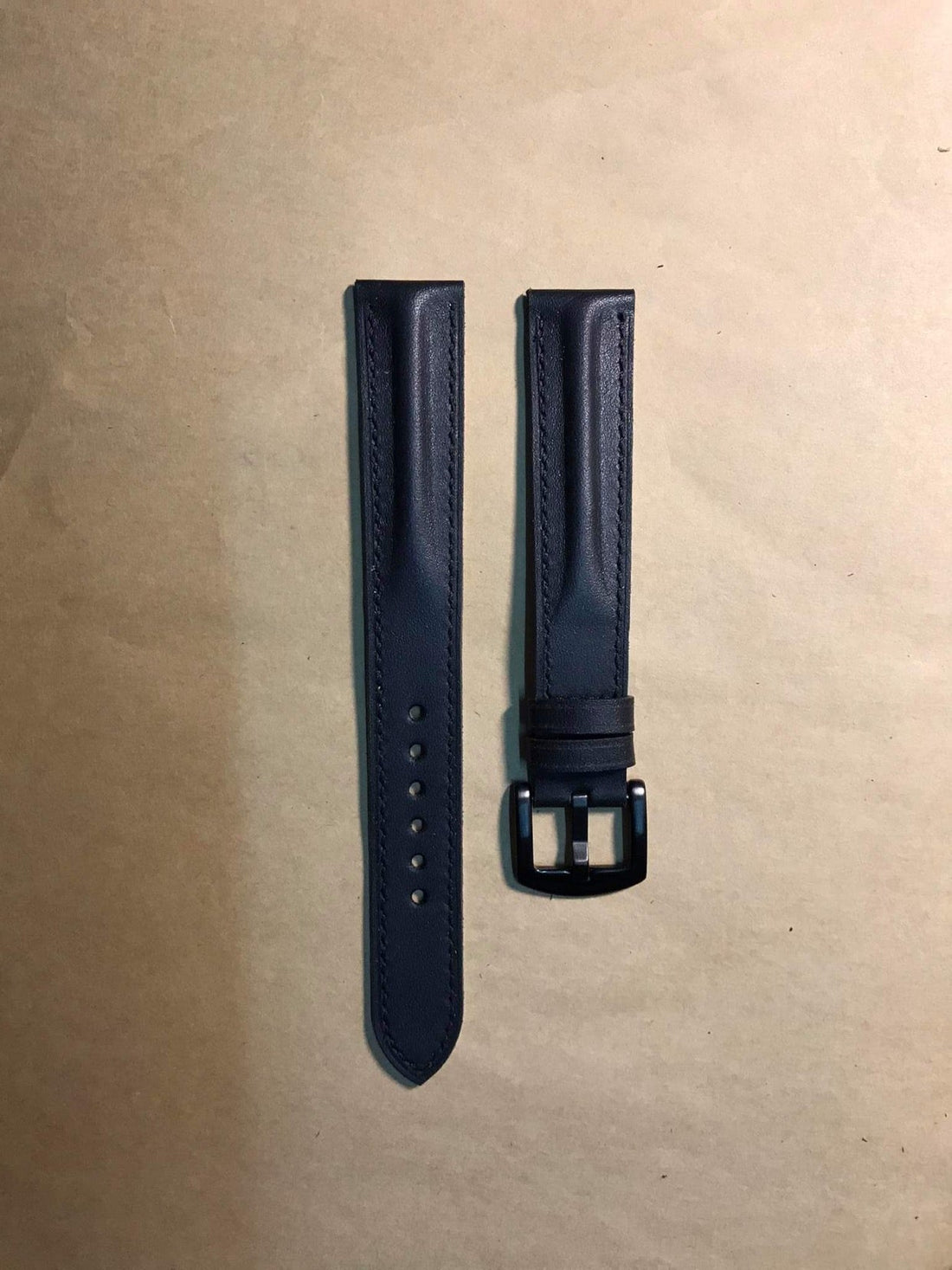 VEG TANNED CALFSKIN (Black) For Citizen BU2055-16E