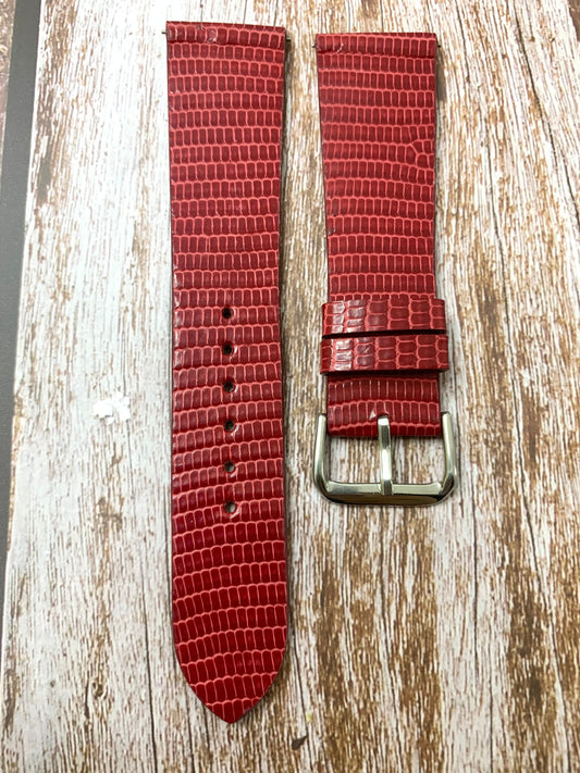 Lizard Skin Leather Strap for Citizen Eco Drive