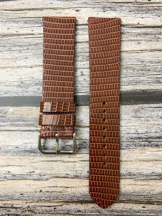Lizard Leather Strap for Seiko Sarx 045