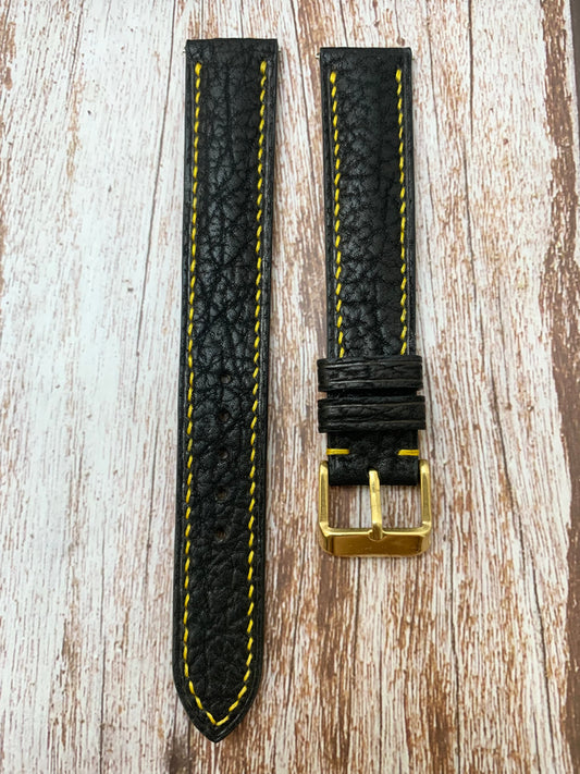 Shark Skin Leather Strap for Omega Vintage Watch