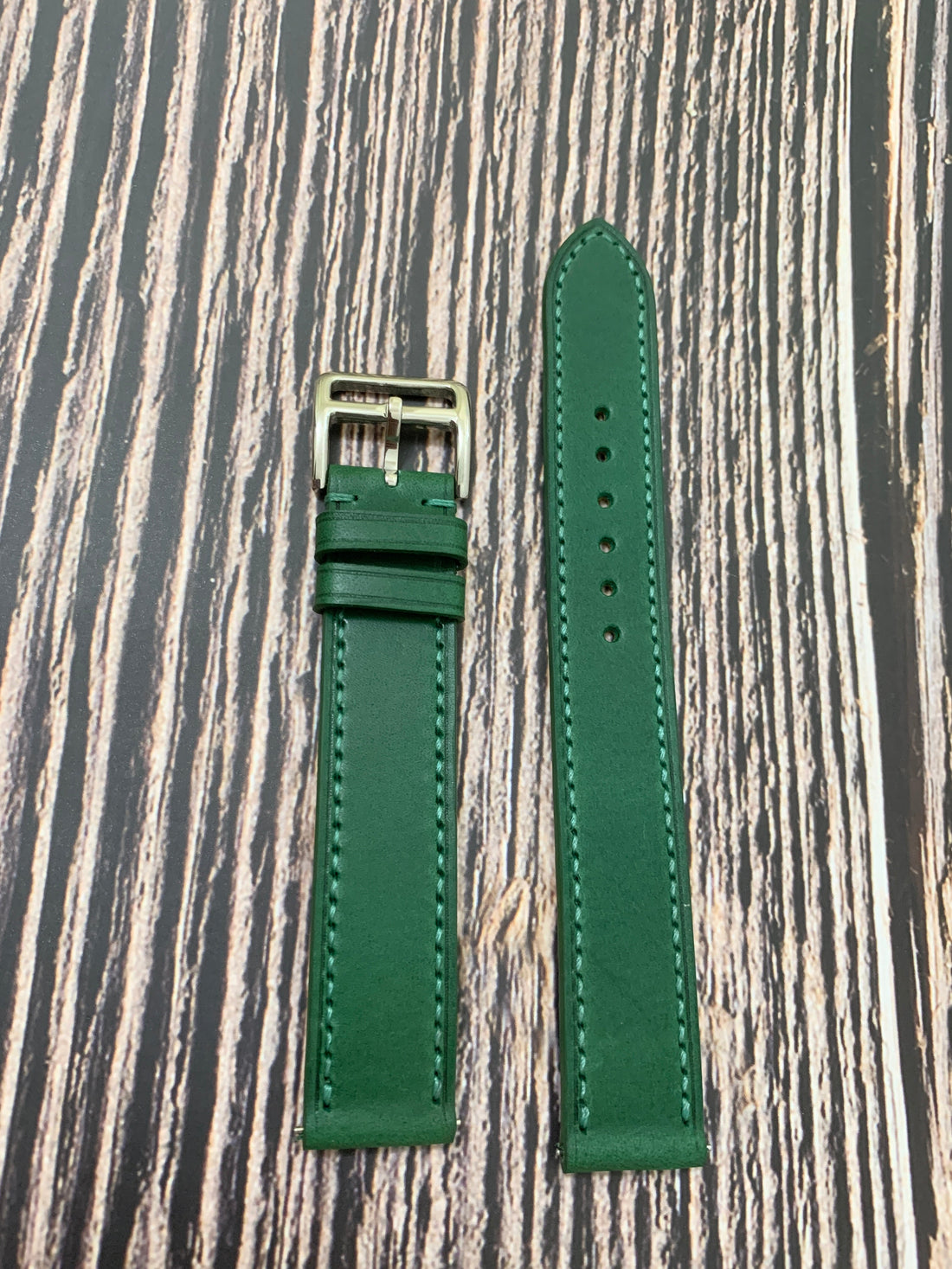 Italian Veg Tanned Buttero Leather Custom Strap For Caravelle 43B133