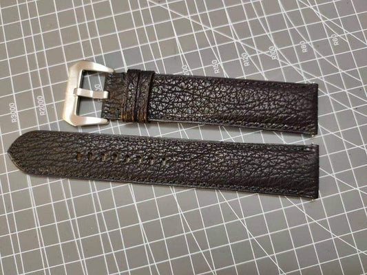 Full Grain Shark Skin Leather Custom Strap For Diesel Model DZ4479