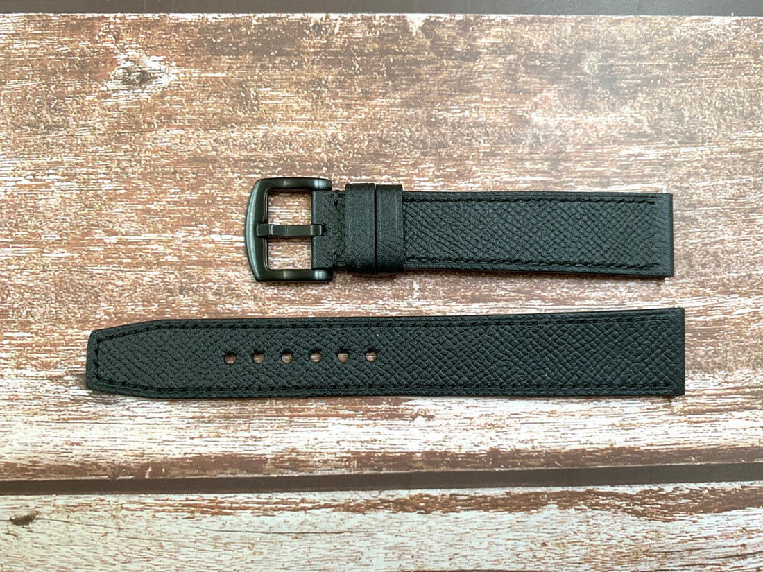 Epsom Leather Custom Strap For LIV Rebel-DDC Cobalt Watch