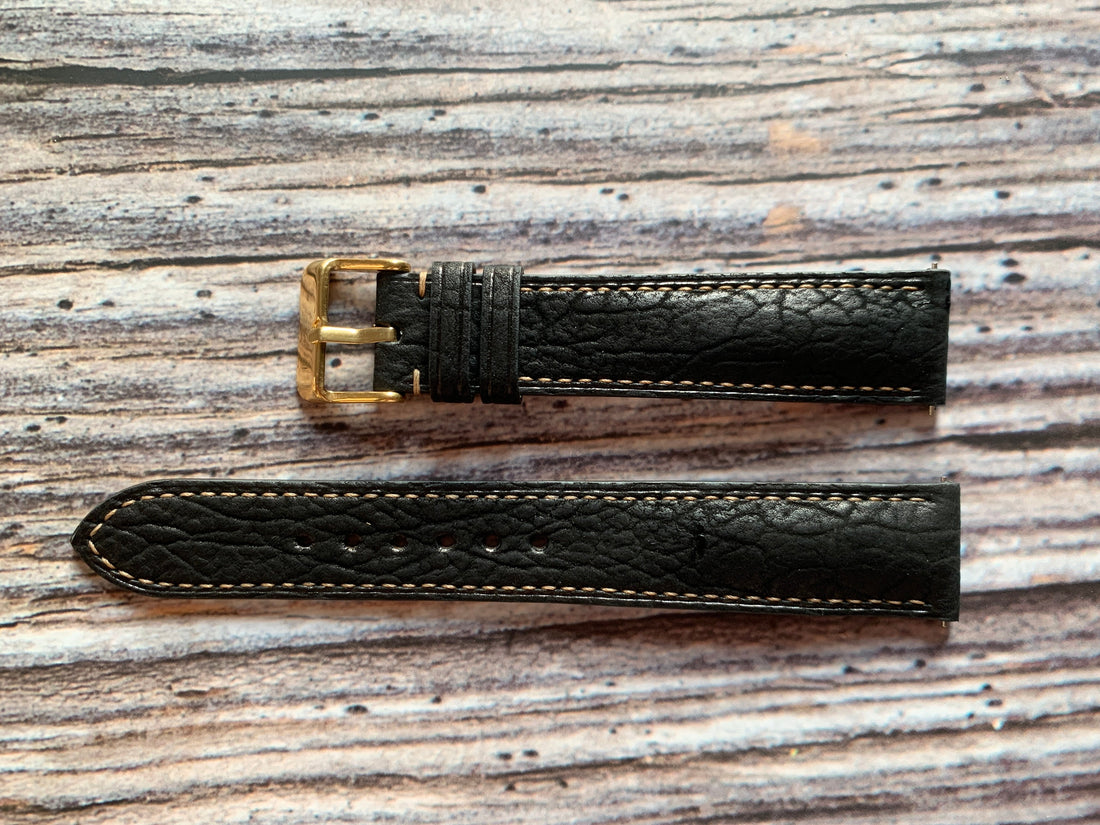 Full Grain Shark Skin Leather Custom Strap For Citizen Watch