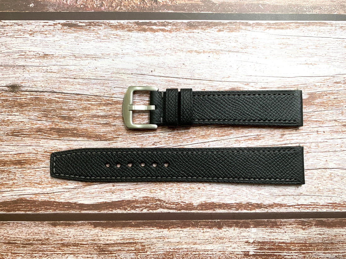 Epsom Leather Custom Strap For LIV Rebel-DDC Cobalt Watch