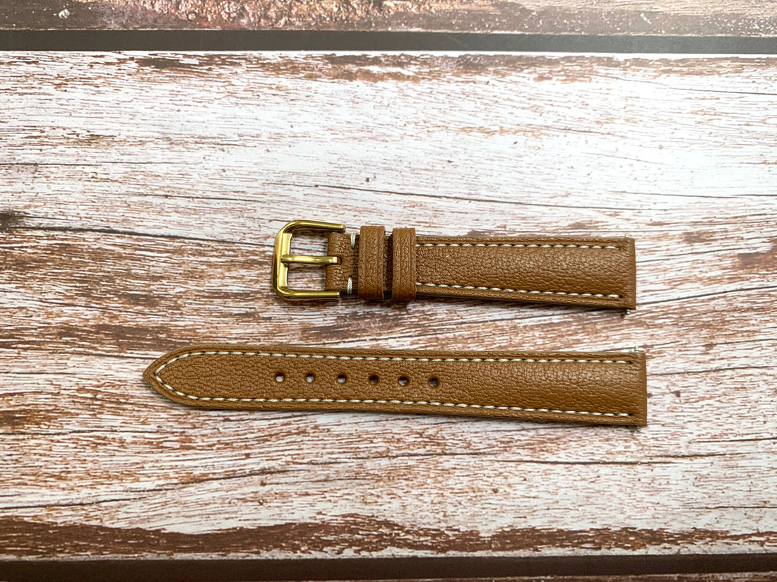 Chevre "Caviar" Goat Leather Custom Strap For Phasar Watch