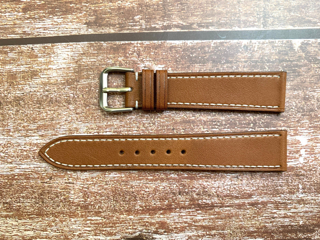 Barenia Leather Custom Strap For Swiss Army Watch