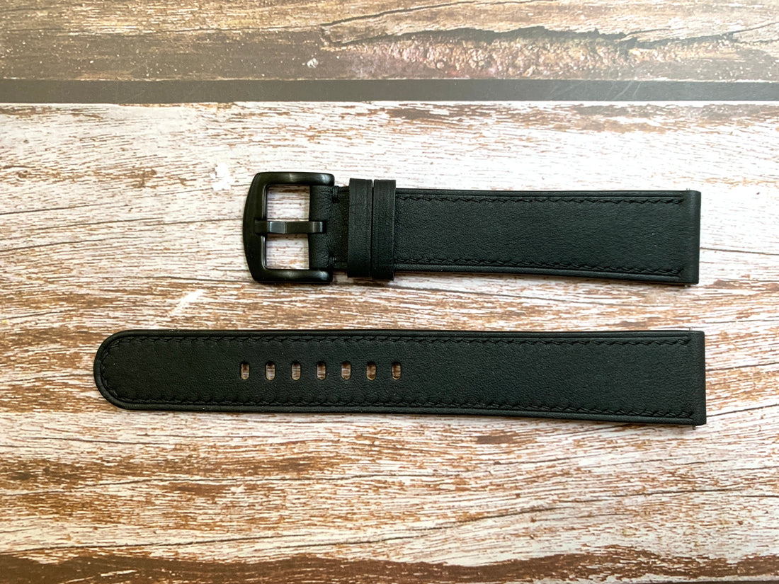 Swift Leather Custom Strap For Samsung Watch 3 Titanium