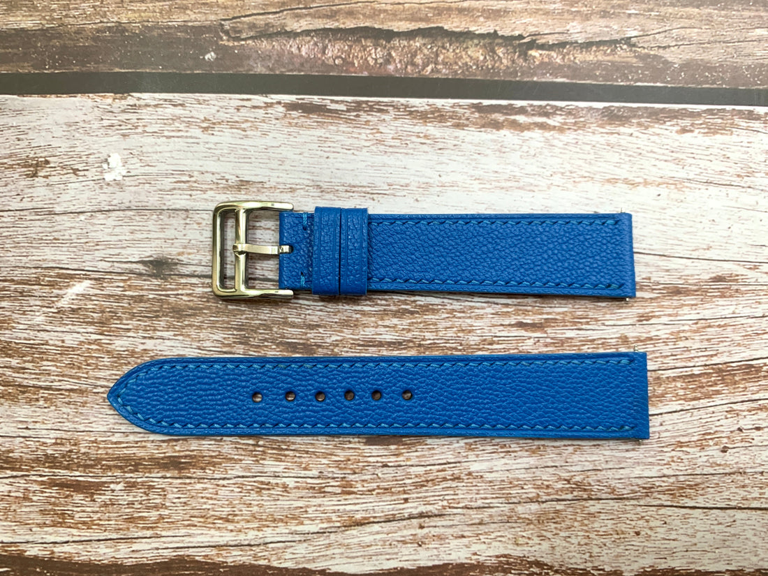 Chevre "Caviar" Goat Leather Custom Strap For Hermès Heure H21 Watch