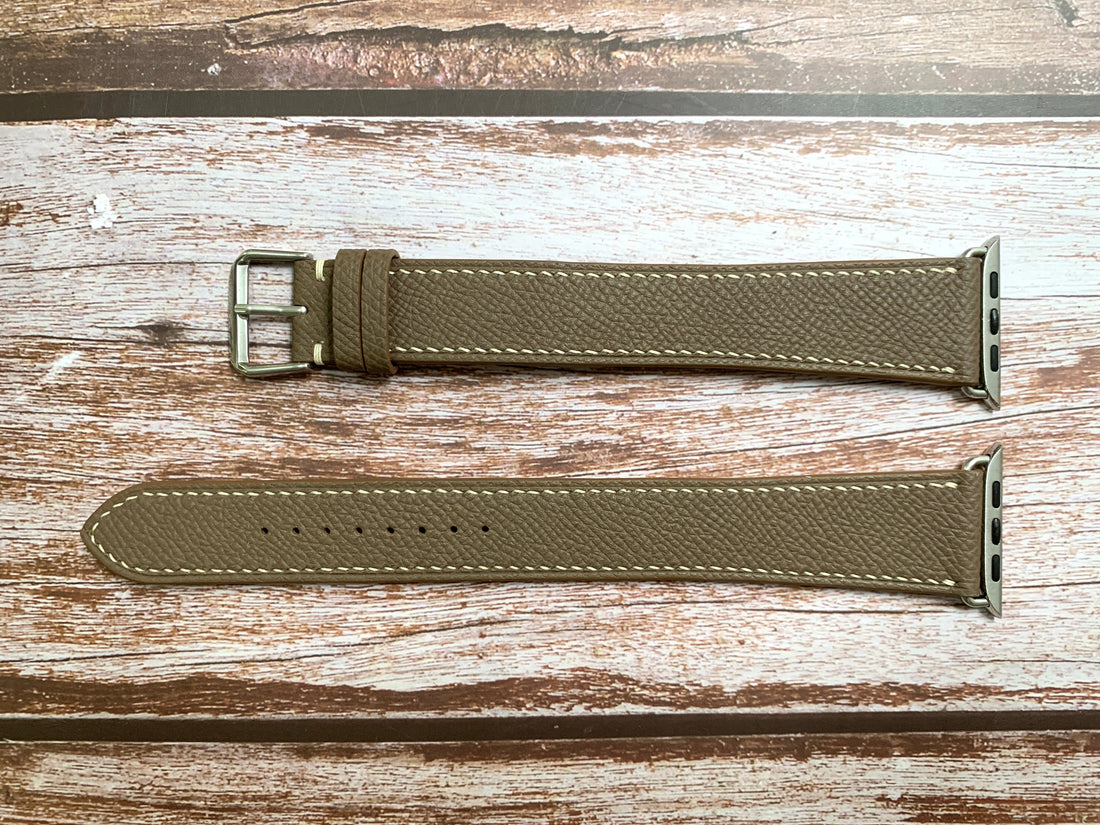 Epsom Leather Custom Strap For Apple Watch Series 0 - 3 (42mm)