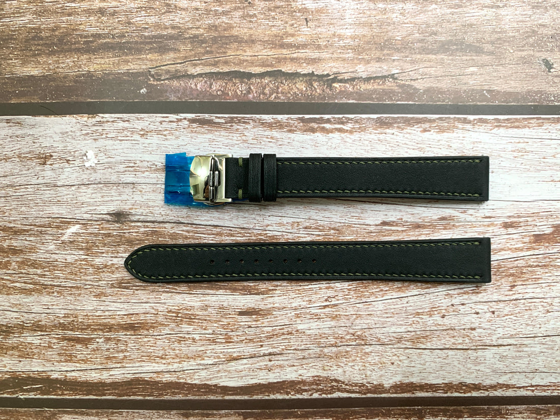 Swift Leather Custom Strap For Omega Speedmaster Mark 40 Watch
