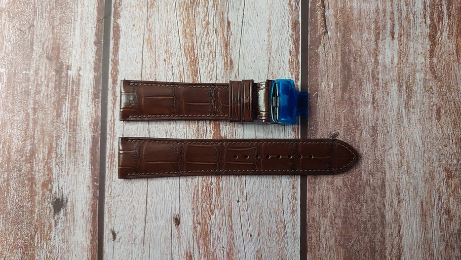 Crocodile leather (brown) - Panerai Luminor Arktos compatible