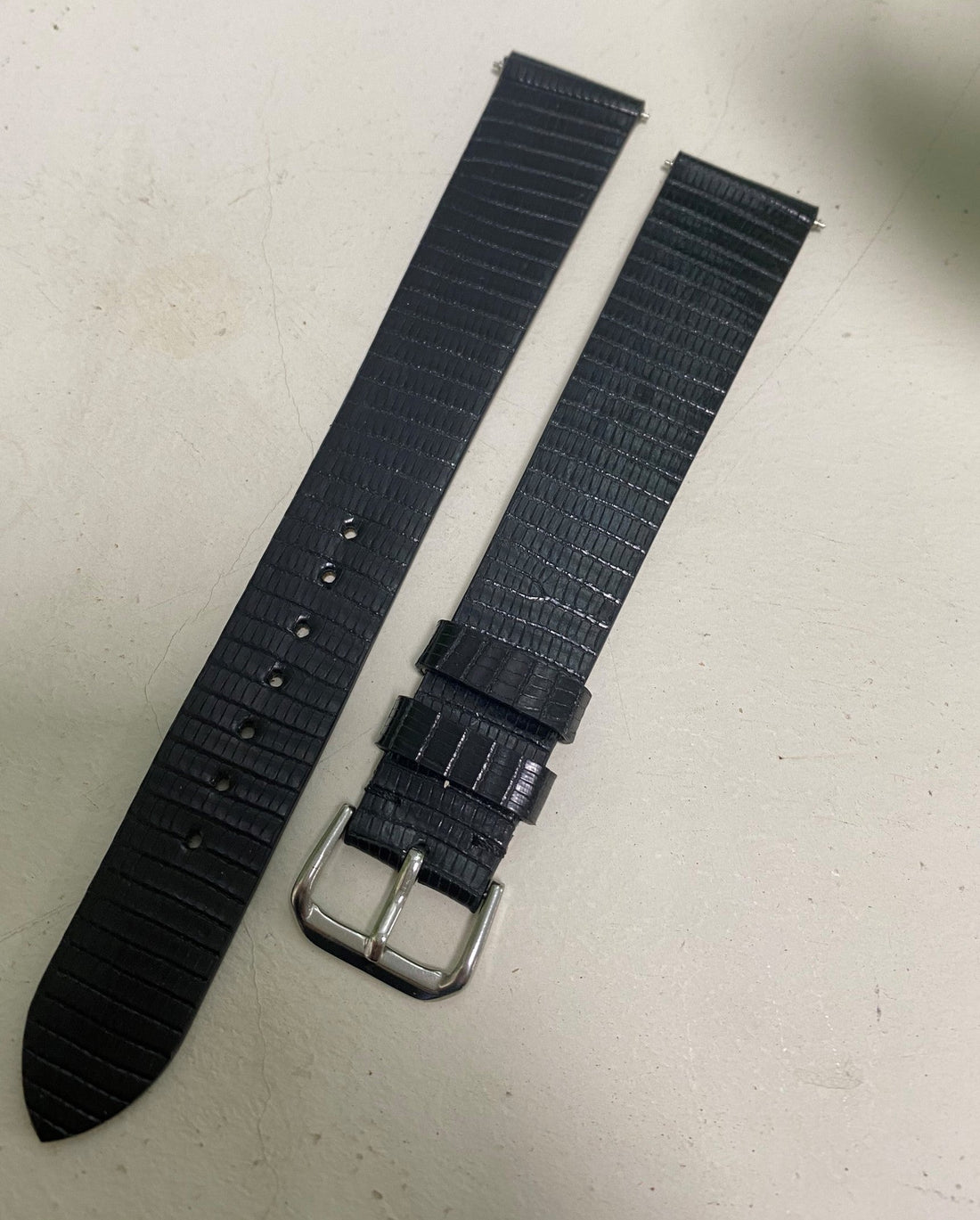 Lizard Leather Strap For Fossil Watch