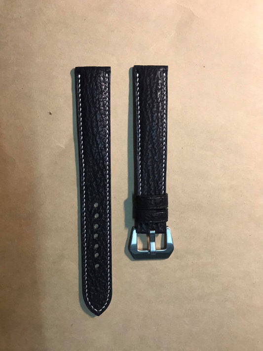 Full Grain Shark Skin Leather Custom Strap For Breitling AB0118