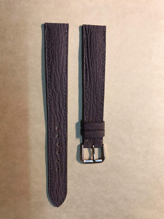 Full Grain Shark Skin Leather Custom Strap For Bulova Accutron