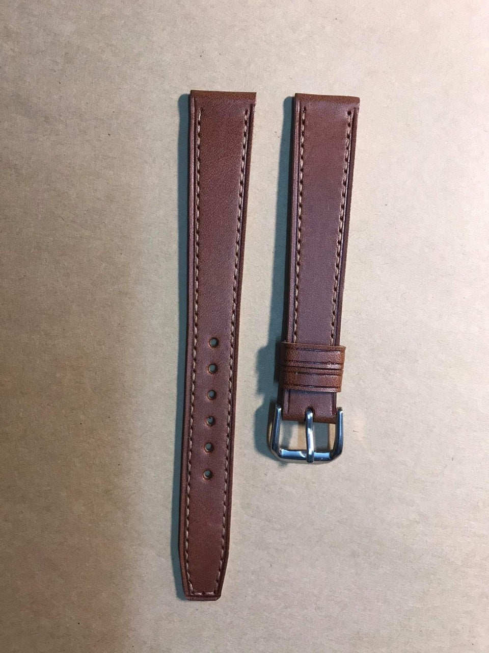 Italian Veg Tanned Buttero Leather Custom Strap For Rolex “Bubble Back”