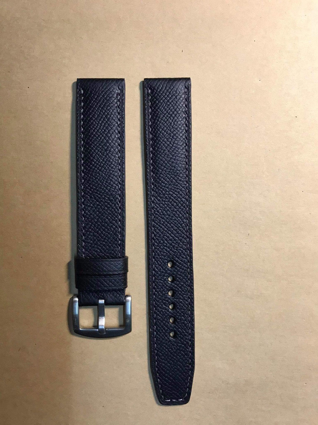 Epsom Leather Custom Strap For Nodus Retrospect