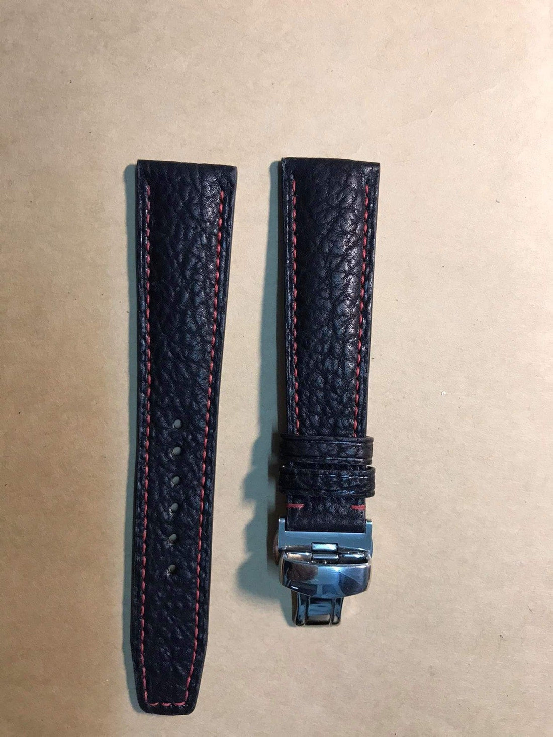 Full Grain Shark Skin Leather Custom Strap For Zelos ZX-8