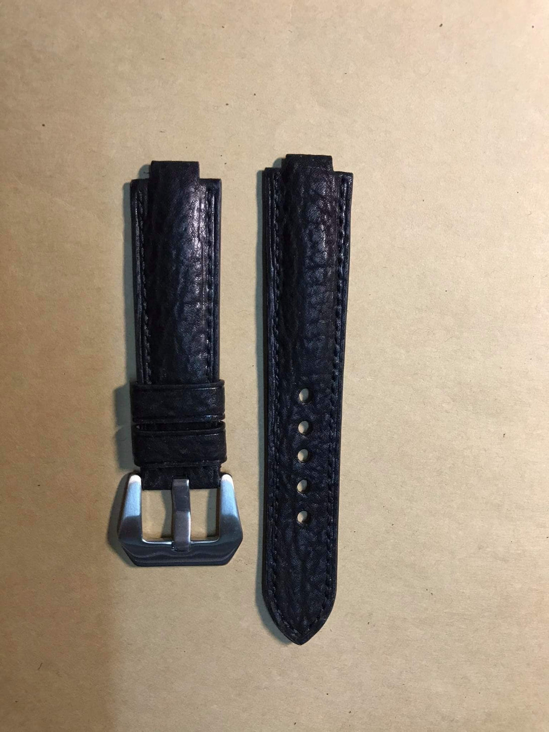 Custom Notched Straps Shark Skin For Longines Conquest VHP