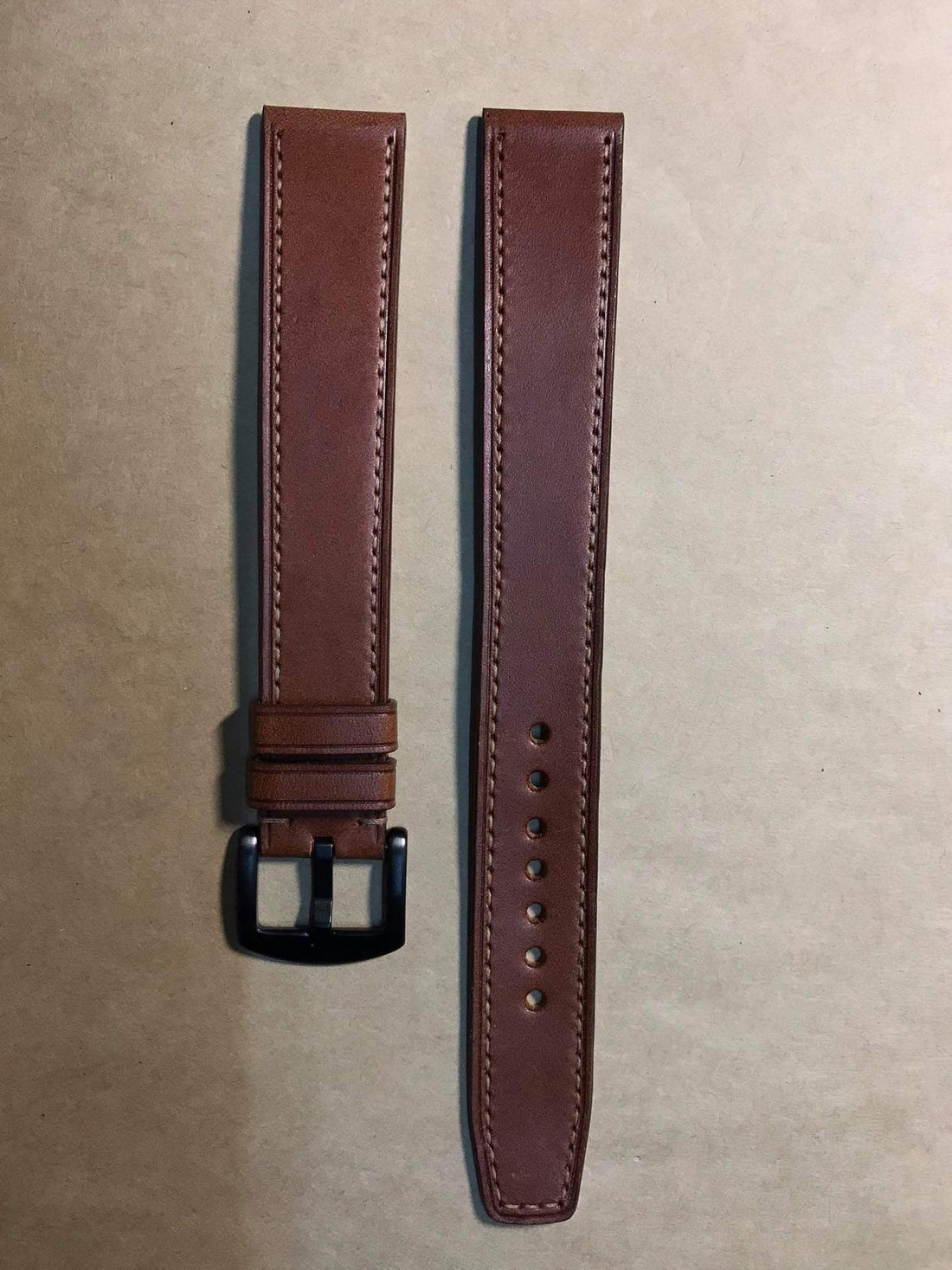 Italian Veg Tanned Buttero Leather Custom Strap Samsung Galaxy Watch 46mm