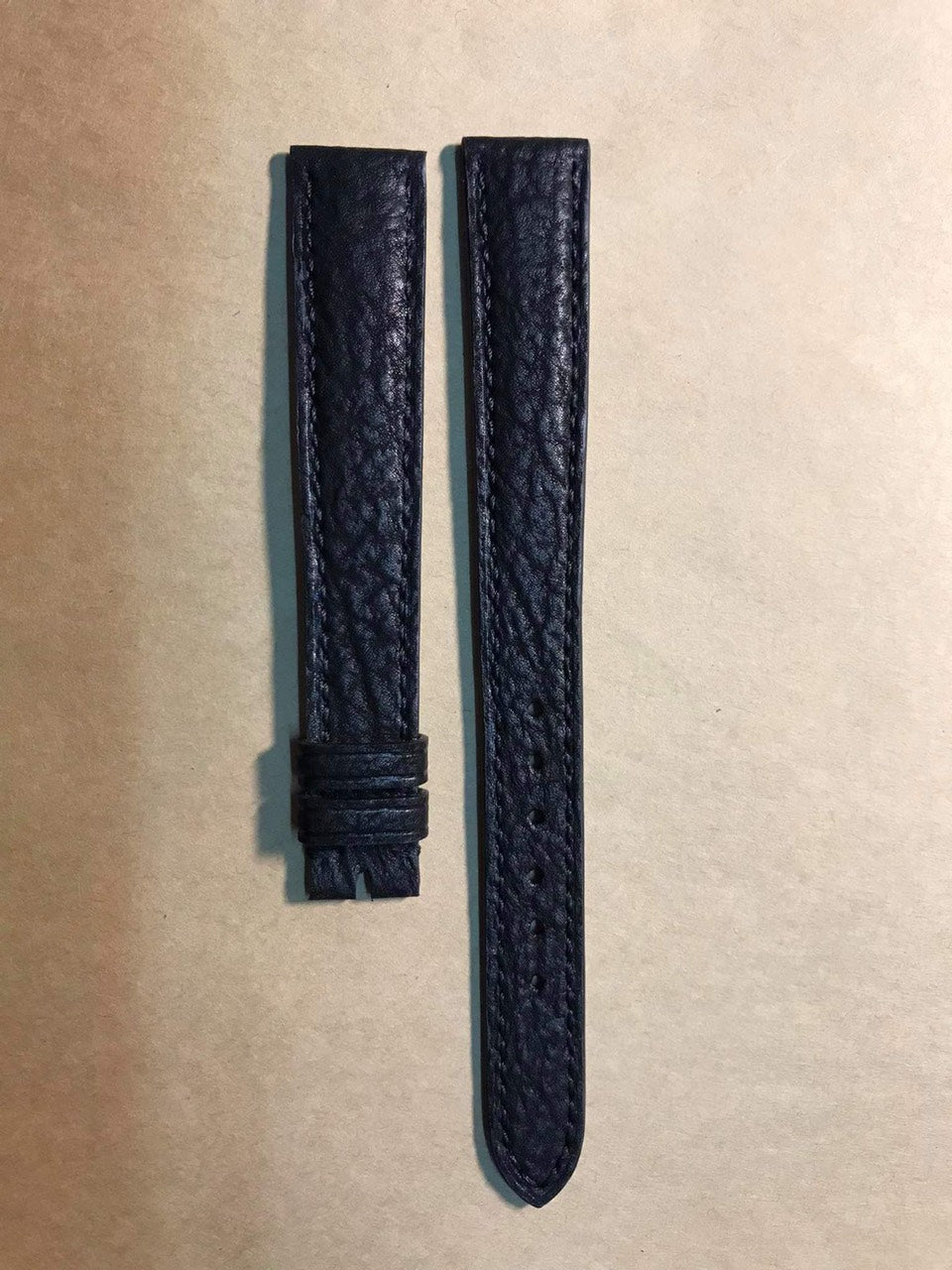 Full Grain Shark Skin Leather Custom Strap For Hamilton 1941 Coral Martin