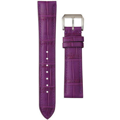 Full Grain Crocodile Leather - Black