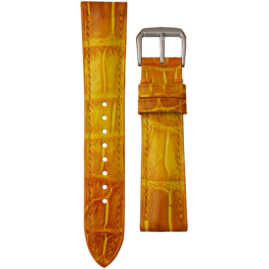 Full Grain Crocodile Leather - Black