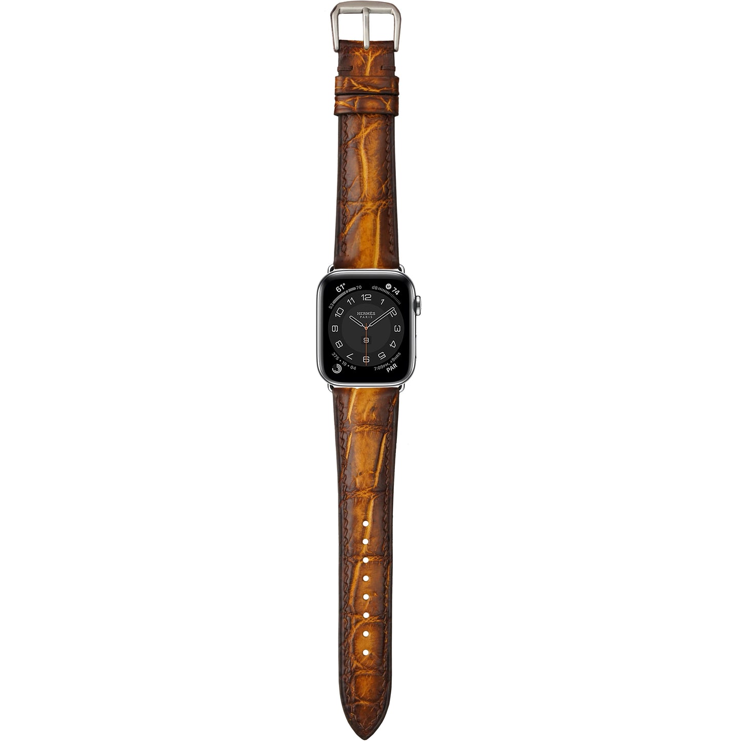 Full Grain Crocodile Leather - Black
