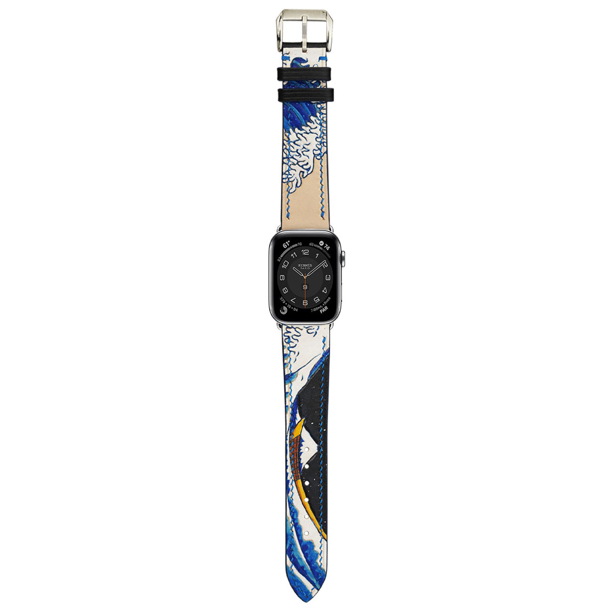 The Great Wave Off Kanagawa - Engraved Leather